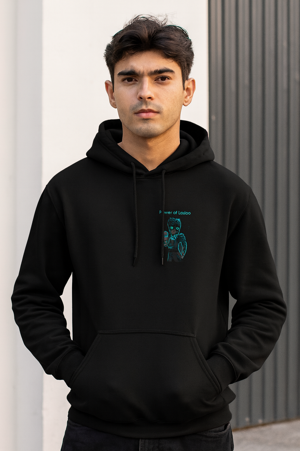Unisex Hoodie-New Character Designed -Power Of Ladoo-Glow in Dark